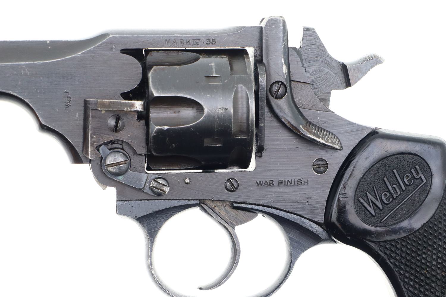 Webley MK IV Revolver, War Finish, WWII, 105121, FB01376 - Image 10