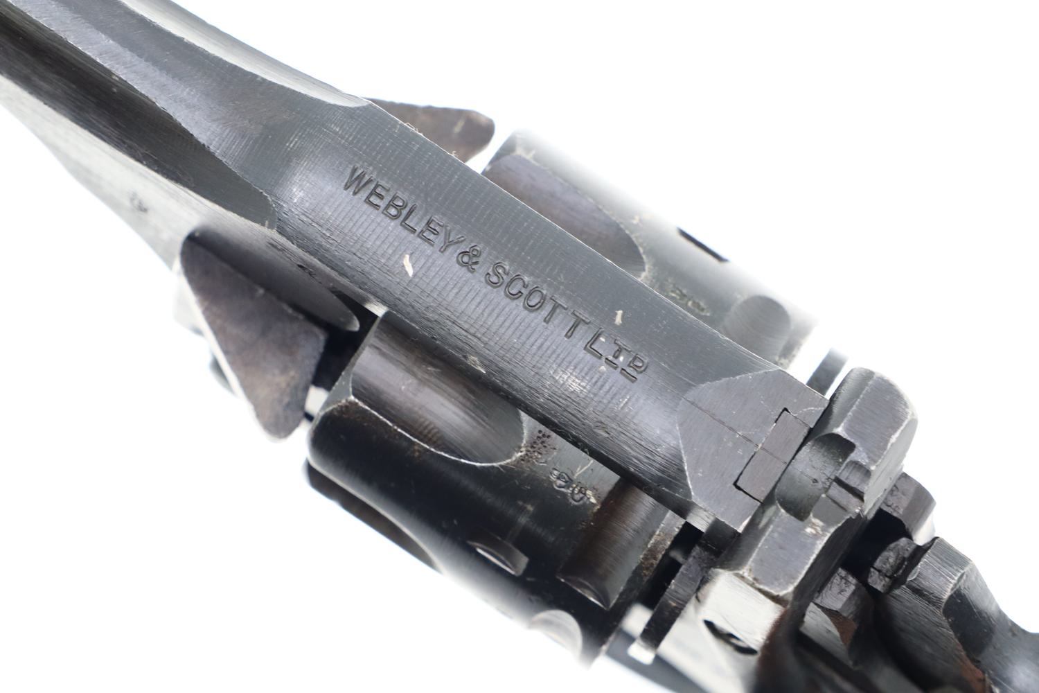 Webley MK IV Revolver, War Finish, WWII, 105121, FB01376 - Image 12