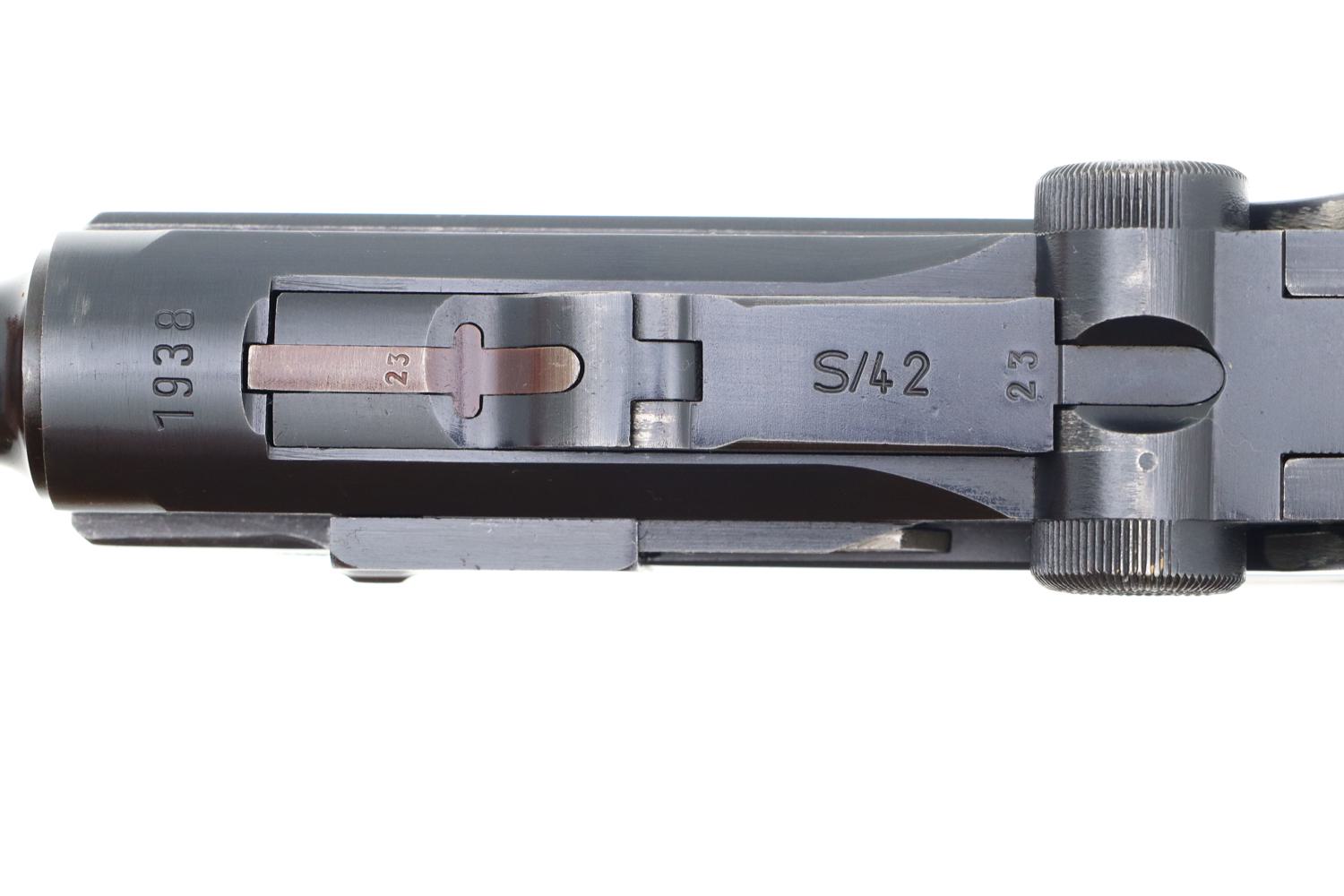 Wonderful, Mauser, P08 German Luger, 1938 dated, All Matching, FB01277 - Image 5