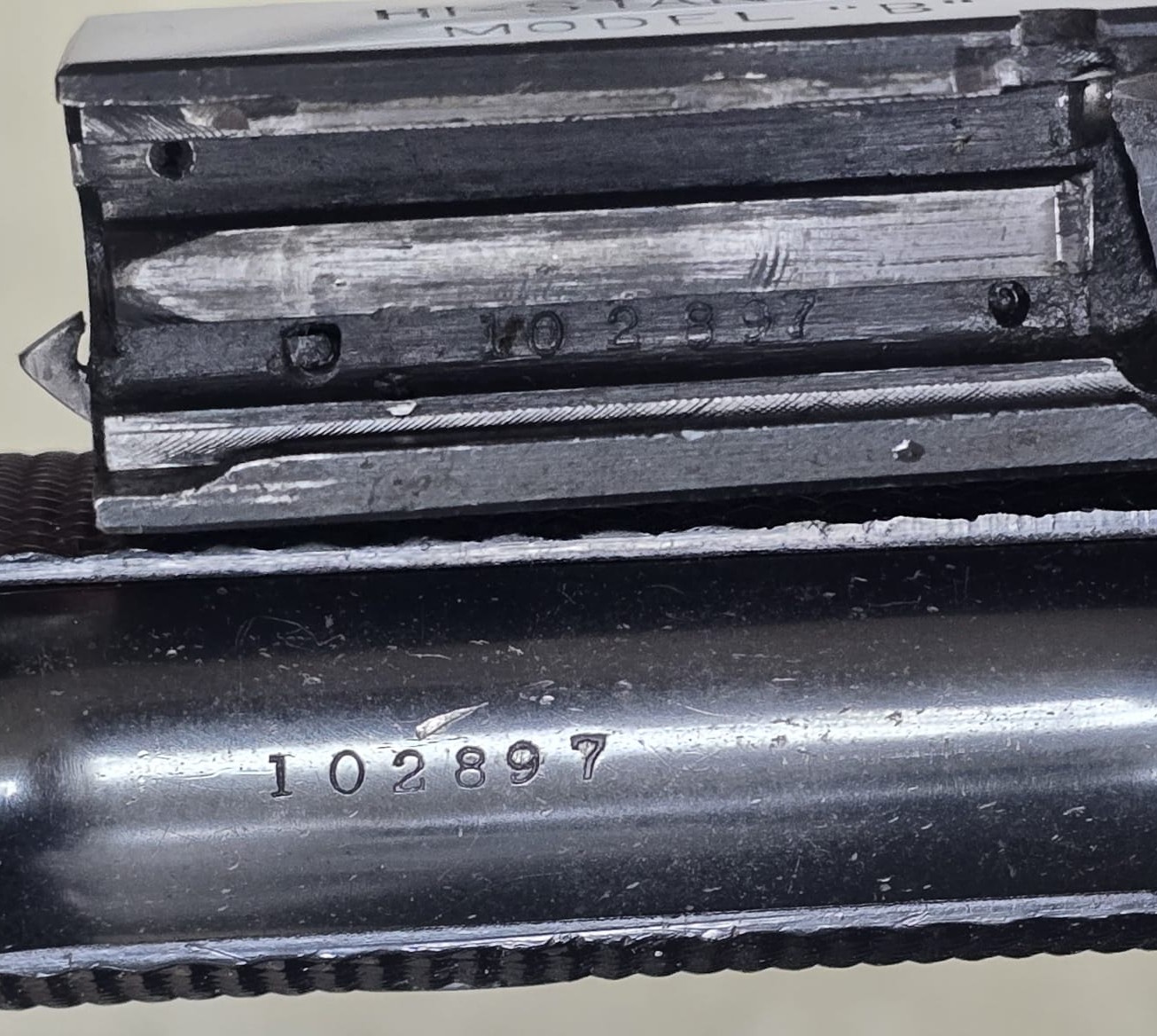 High Polish High Standard Model B, Matching Slide, WWII U.S., FB01310 - Image 9