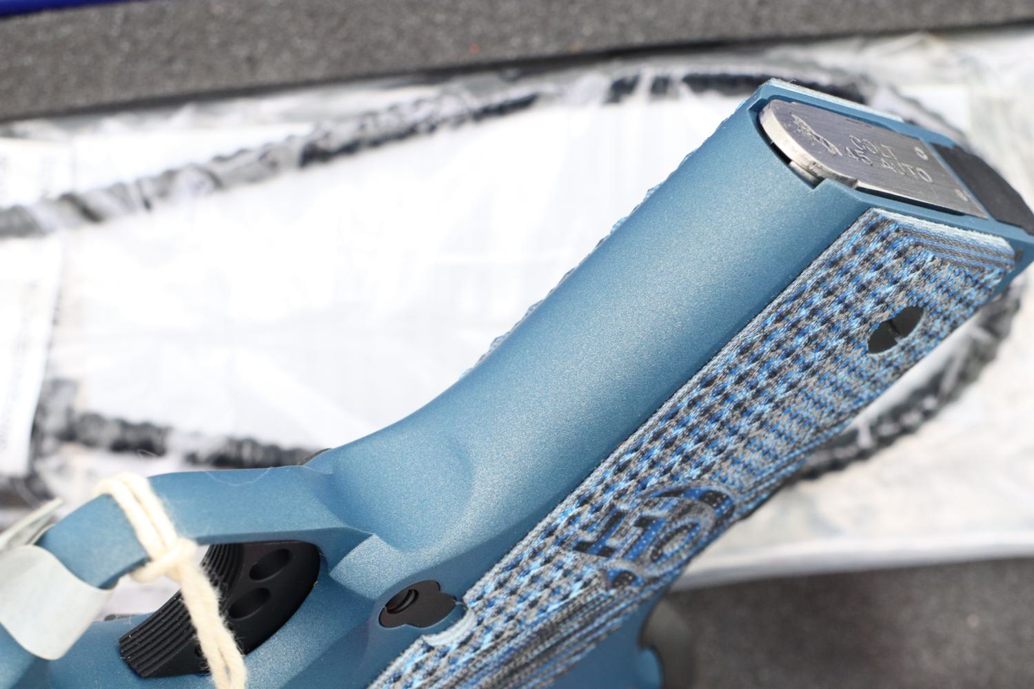 Gorgeous Colt Defender, Talo, Blue Titanium Frame, NIB,  DXE03070, FB01425 - Image 5