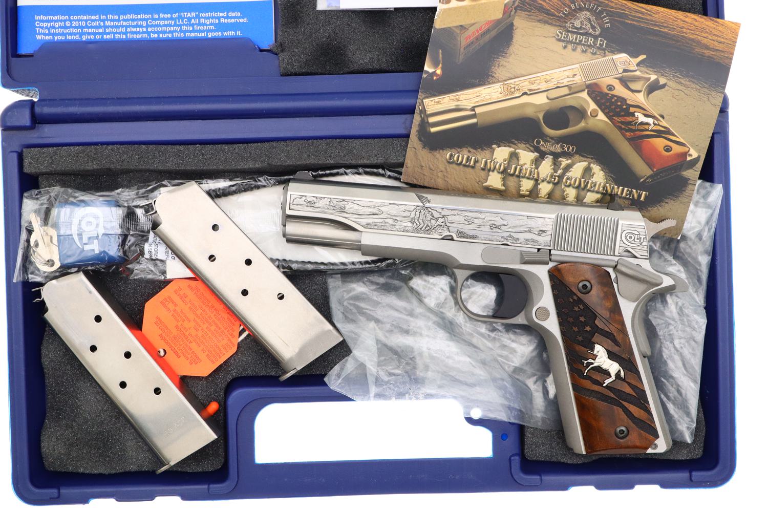 Colt Iwo Jima Engraved, Government Model, TDL232, FB01426