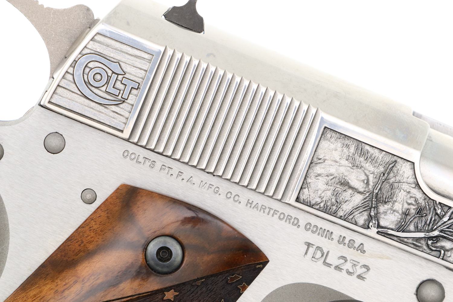 Colt Iwo Jima Engraved, Government Model, TDL232, FB01426 - Image 9