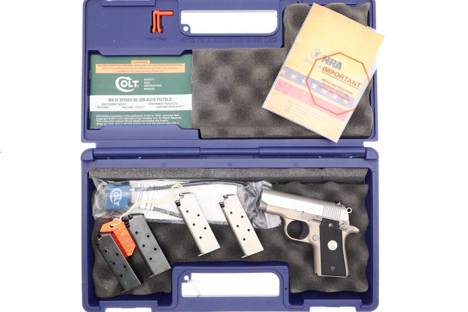 Colt, Mustang Pocketlite, Made in 2012, PL72328, FB01399