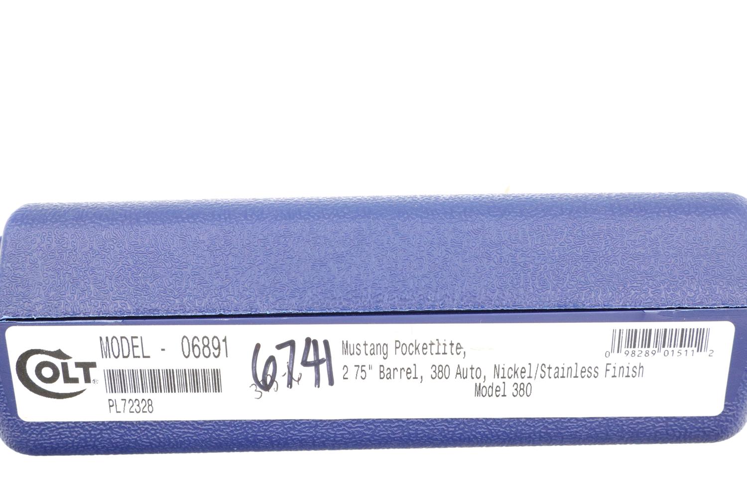 Colt, Mustang Pocketlite, Made in 2012, PL72328, FB01399 - Image 12