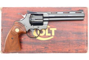 Colt Python, Matching Factory box, Made in 1979, V51077, FB01429