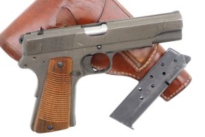 F.B. Radom VIS 35 Pistol, Phosphate, WWII German, Holster, K7304,  FB01433