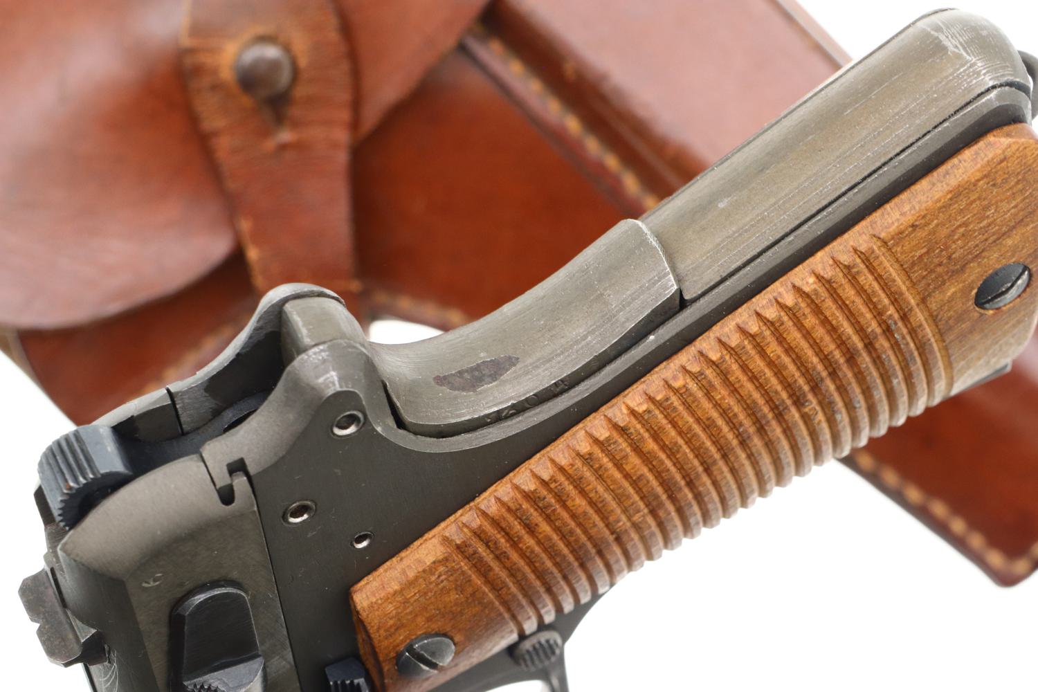 F.B. Radom VIS 35 Pistol, Phosphate, WWII German, Holster, K7304,  FB01433 - Image 6