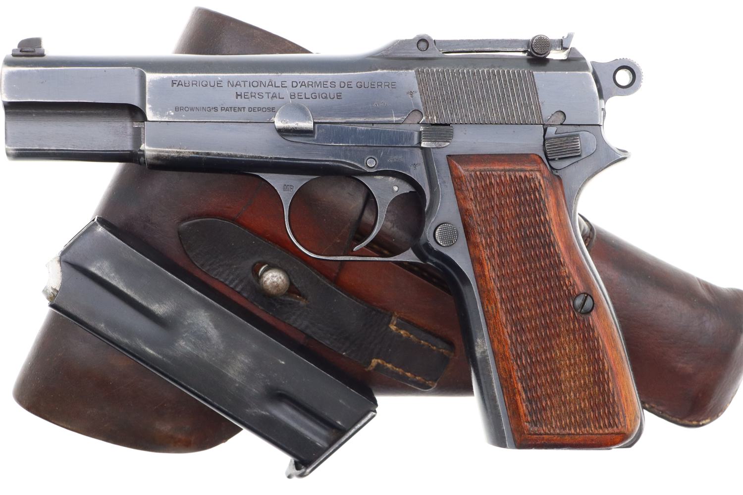 FN High Power Pistol, Tangent Sight, German WWII, 92554, FB01445