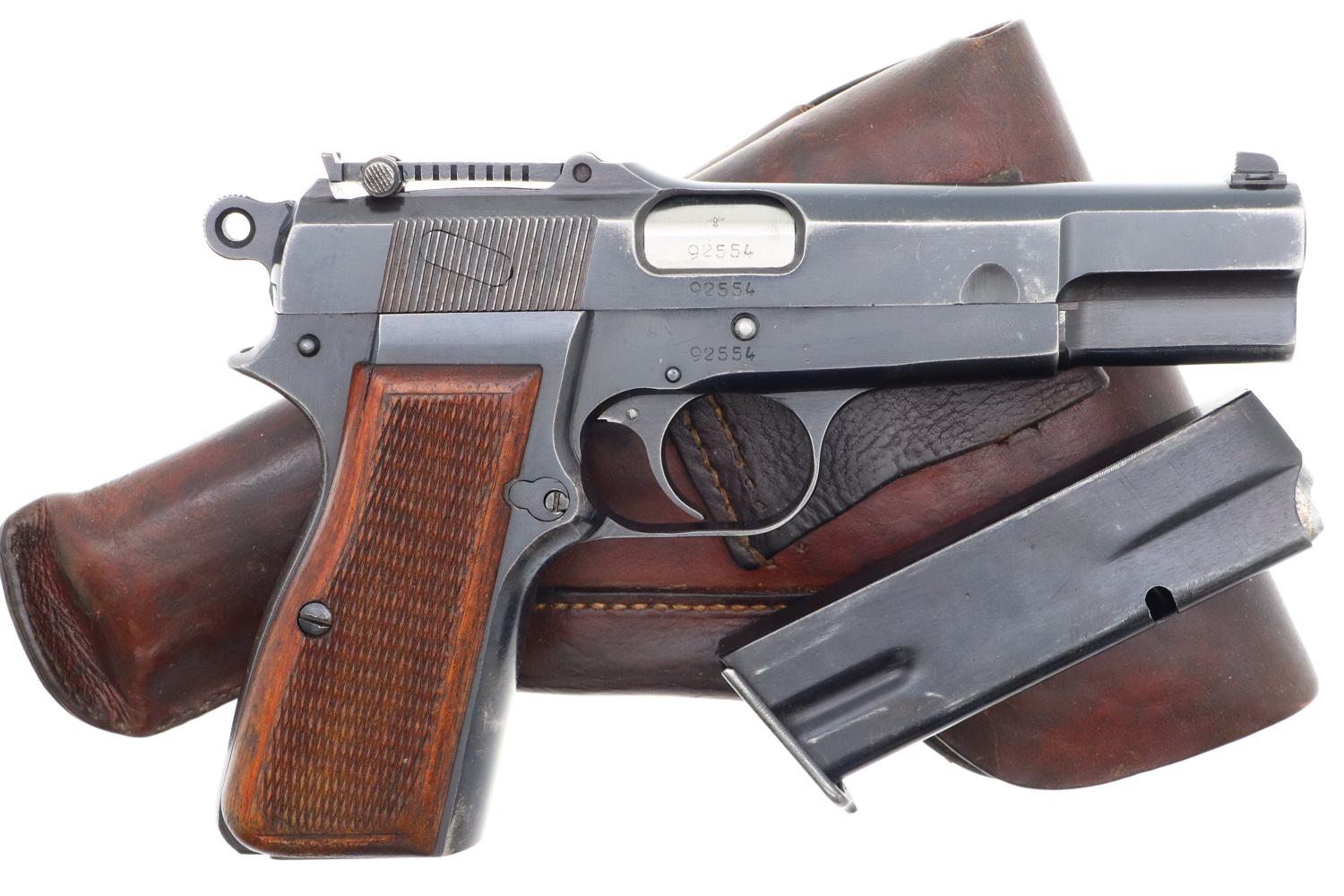 FN High Power Pistol, Tangent Sight, German WWII, 92554, FB01445 - Image 2