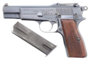 FN High Power Pistol, Pre-War, Belgian Army, 42742, FP01442