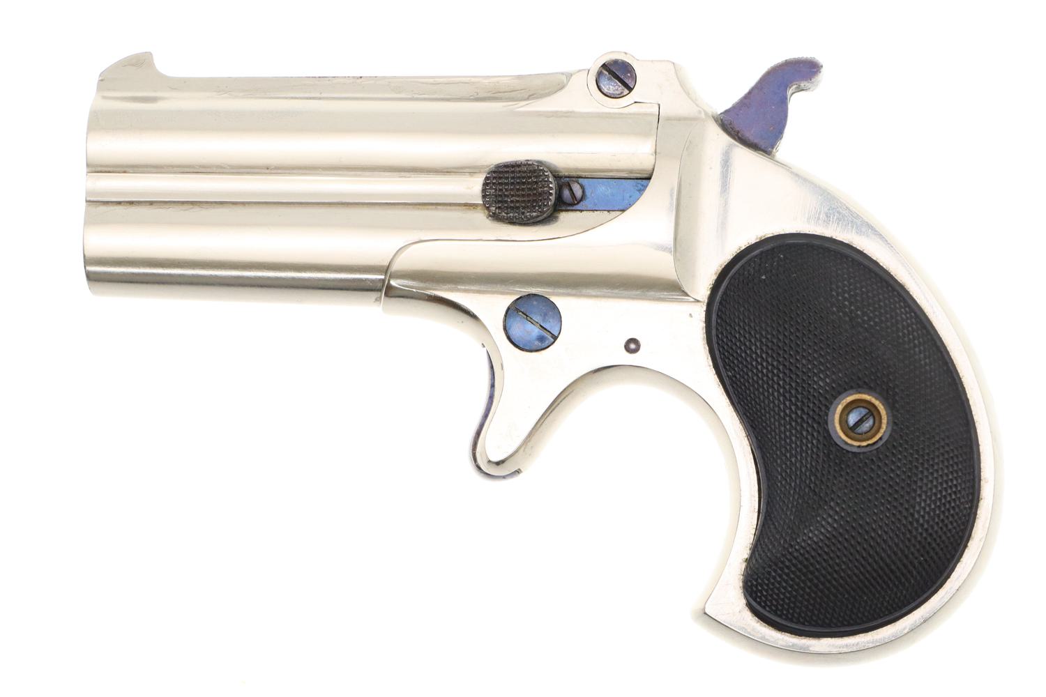 Factory Nickled Remington Derringer, 339, O-121