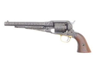 Remington 1858 New Model Army Revolver, Engraved, Cal .44, 56905, O-128