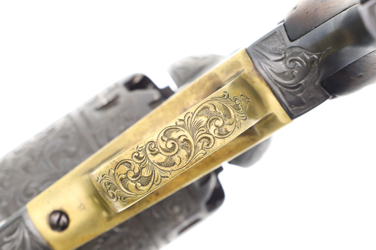 Remington 1858 New Model Army Revolver, Engraved, Cal .44, 56905, O-128 - Image 9