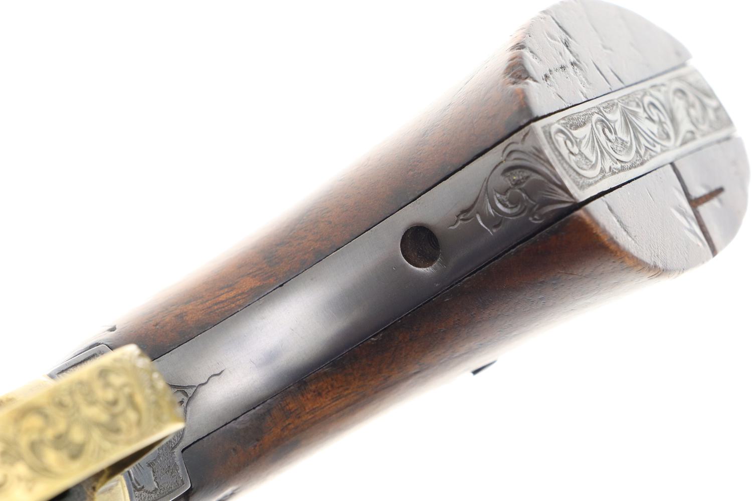 Remington 1858 New Model Army Revolver, Engraved, Cal .44, 56905, O-128 - Image 11