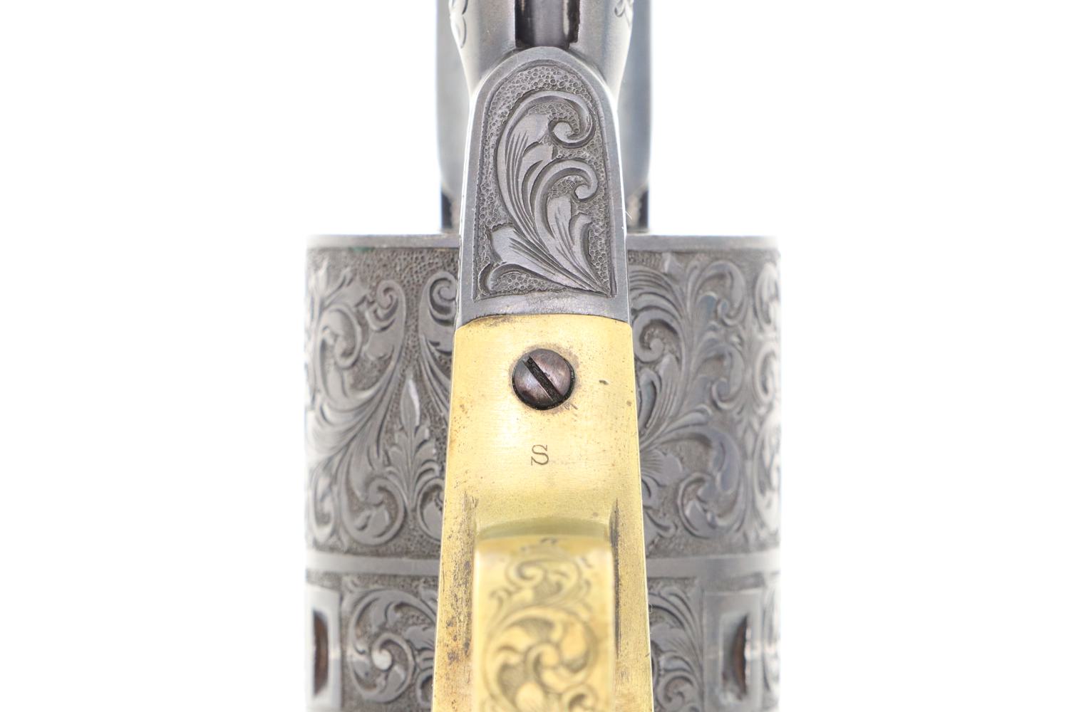 Remington 1858 New Model Army Revolver, Engraved, Cal .44, 56905, O-128 - Image 14