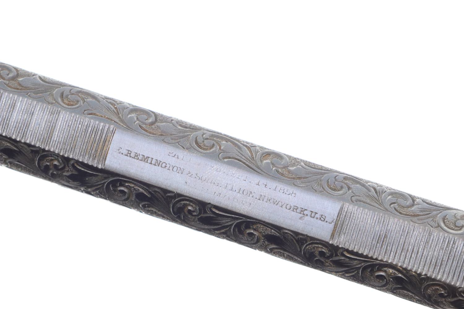 Remington 1858 New Model Army Revolver, Engraved, Cal .44, 56905, O-128 - Image 15