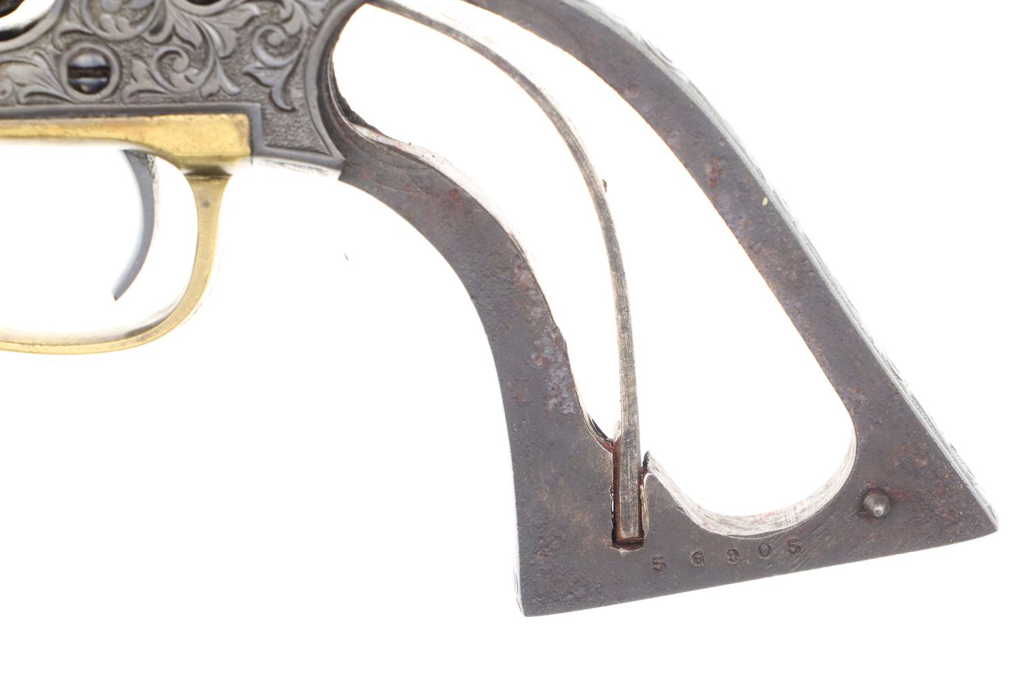 Remington 1858 New Model Army Revolver, Engraved, Cal .44, 56905, O-128 - Image 16