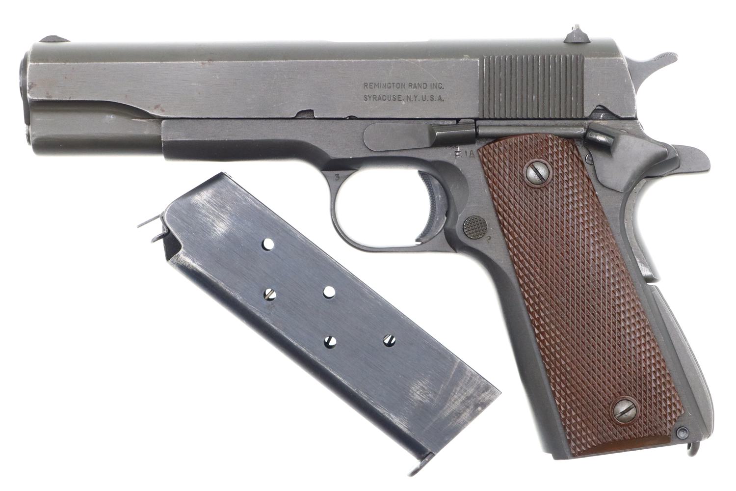 Remington Rand Pistol, M1911A1, U.S. Army, 1417983, FB01417