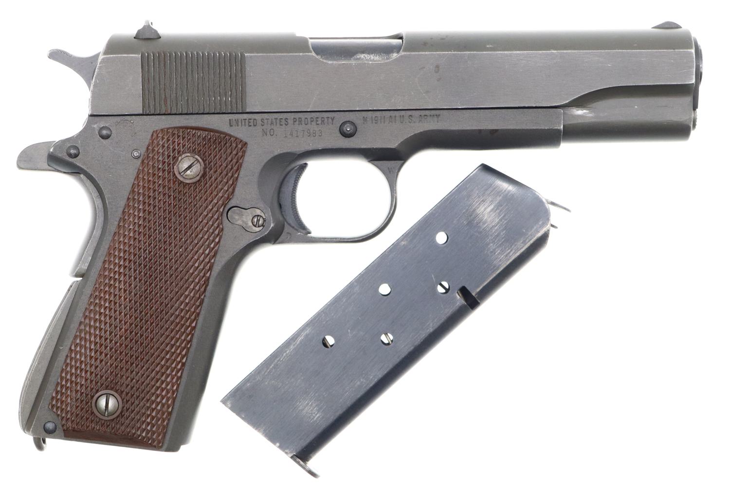 Remington Rand Pistol, M1911A1, U.S. Army, 1417983, FB01417 - Image 2