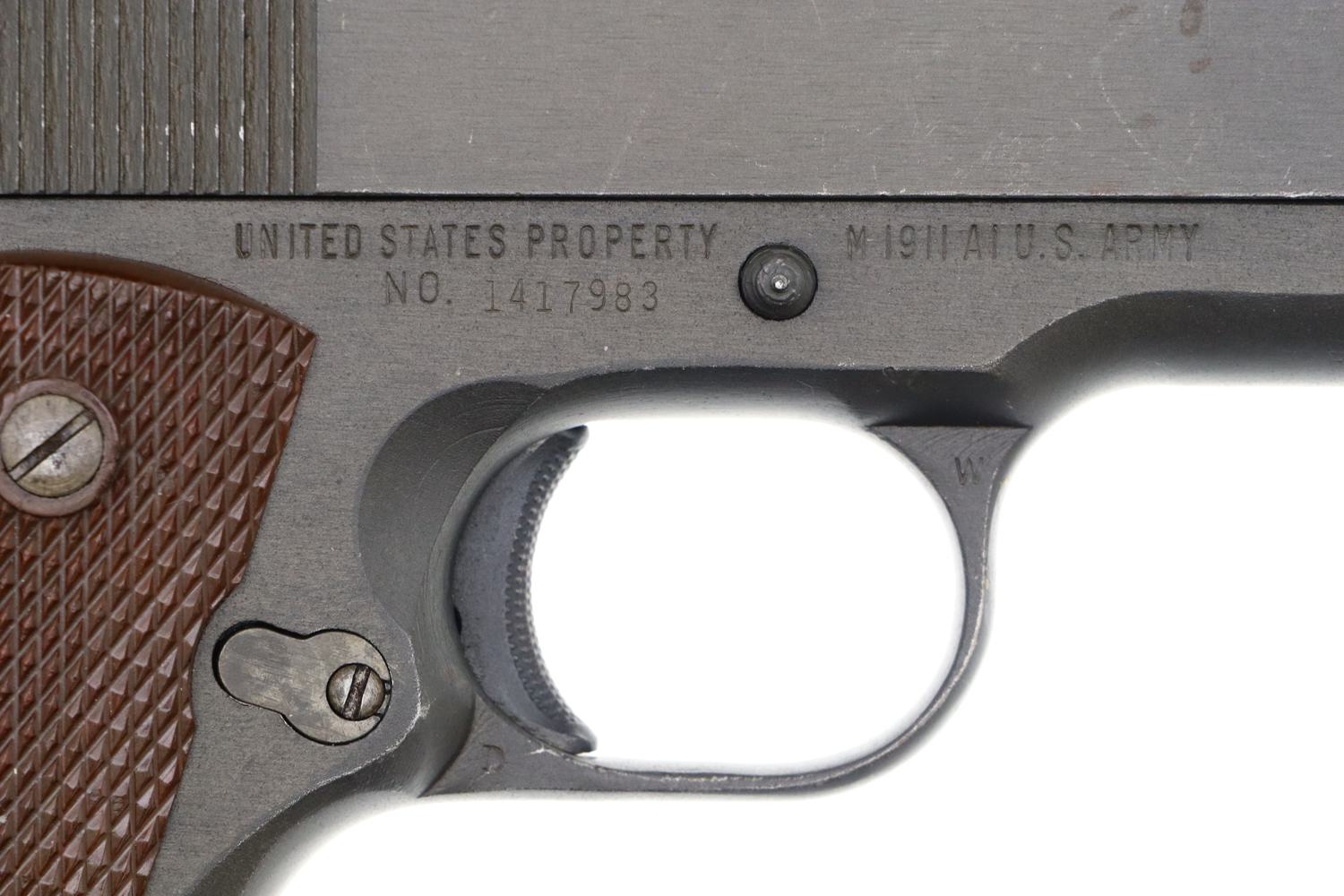 Remington Rand Pistol, M1911A1, U.S. Army, 1417983, FB01417 - Image 10