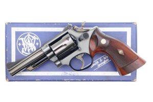 Early Production S&W MOD-19 Revolver, Boxed,  K421999, FB01428