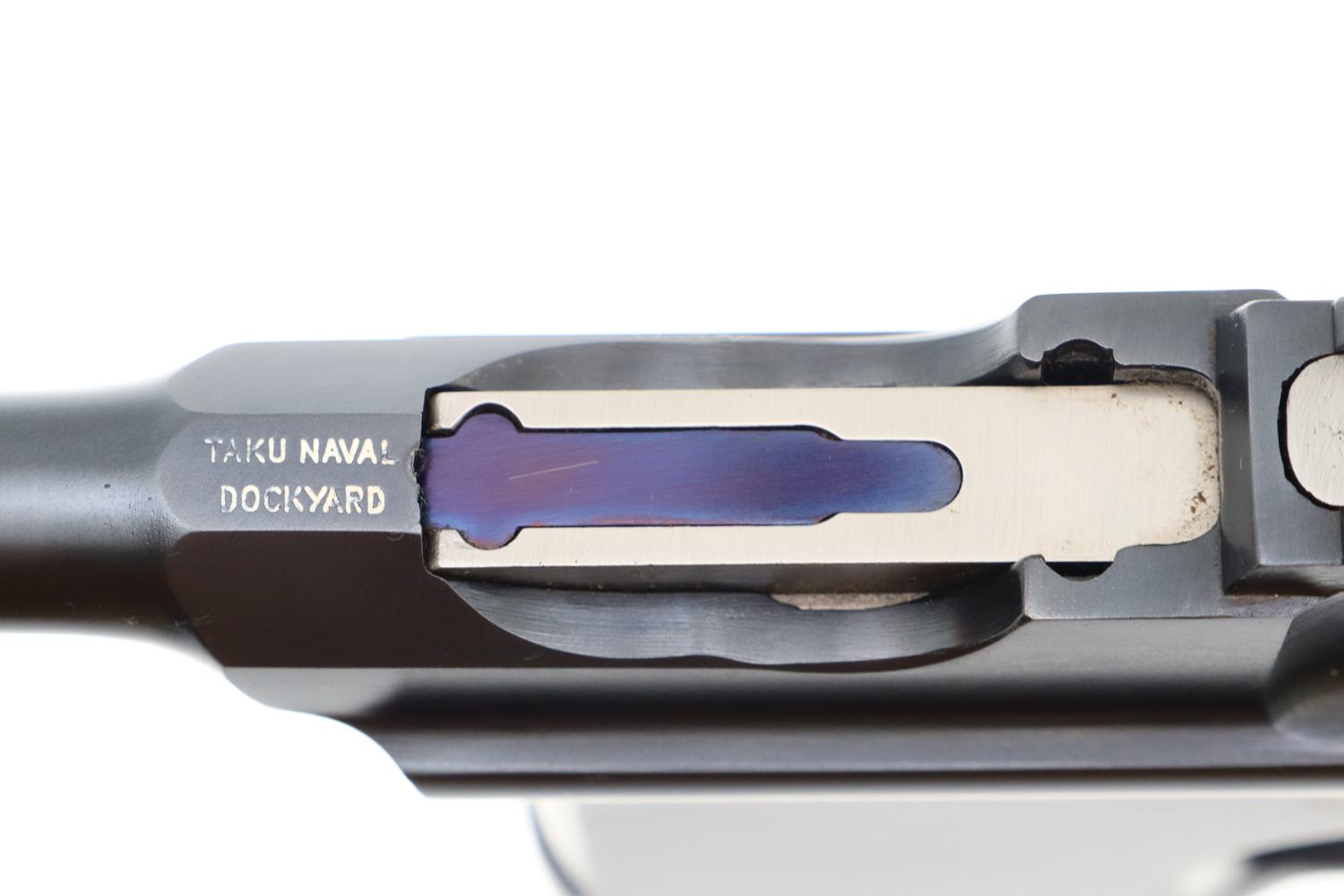 Taku Naval Dockyard C96 Pistol, Flatside, 1982, PCA-149 - Image 4