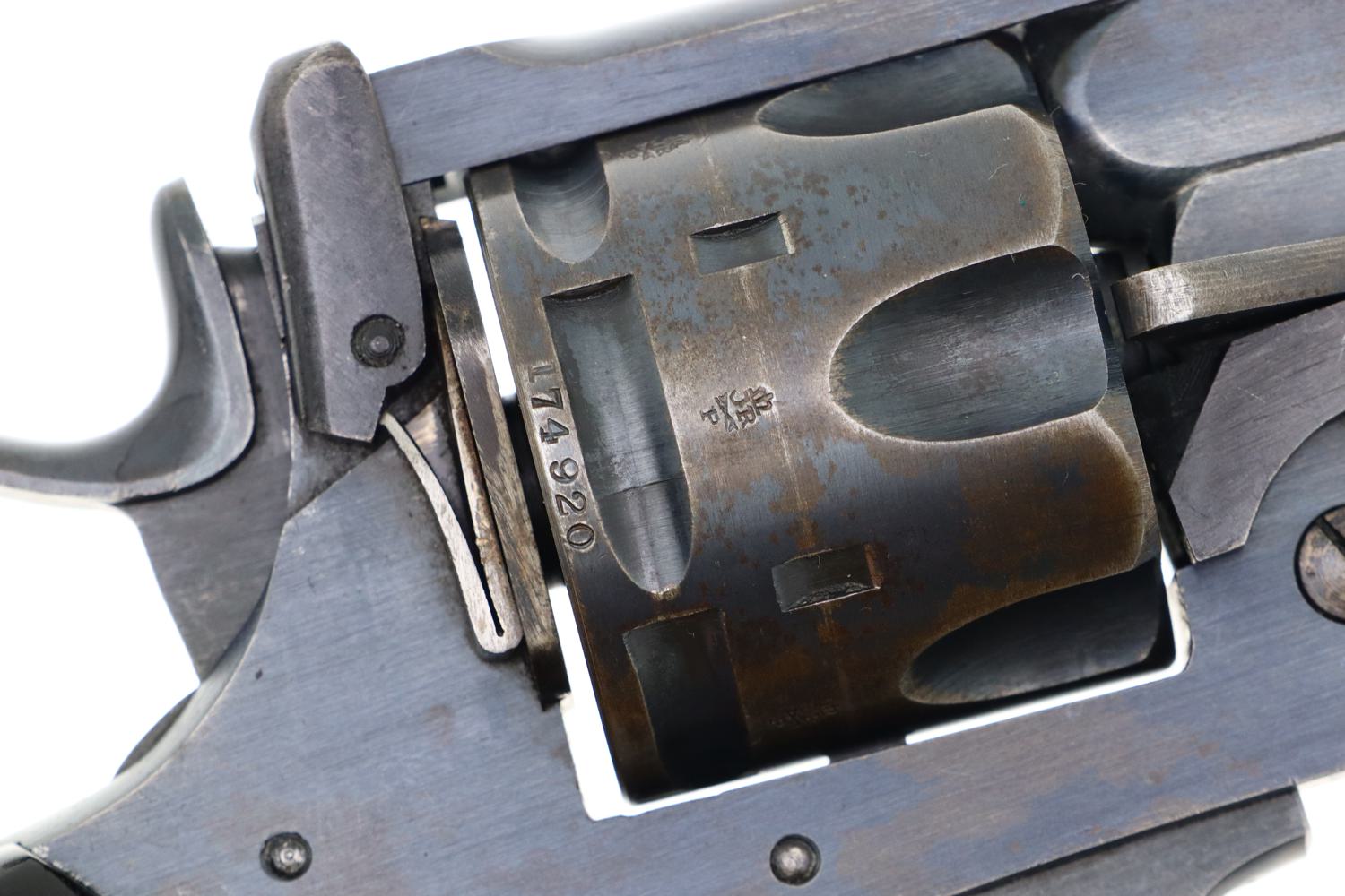 Webley Mark VI Revolver, British Military WWI, .455, 74920, FB01374 - Image 8