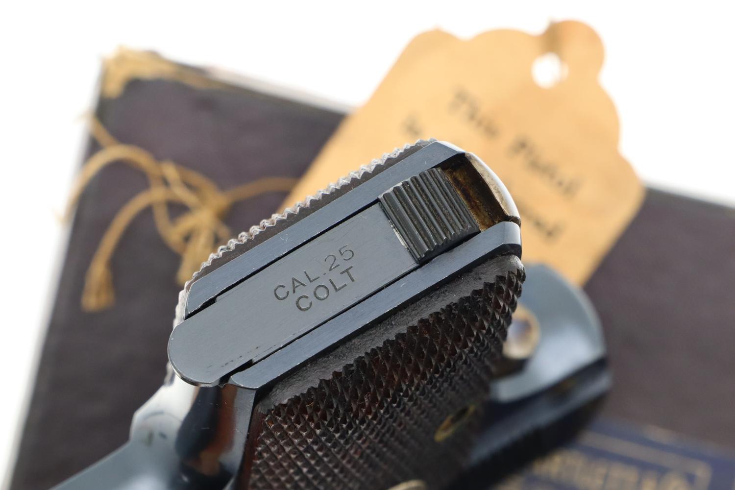 Colt 1908 Vest Pocket Pistol, Boxed,  #375139, FB01531 - Image 6