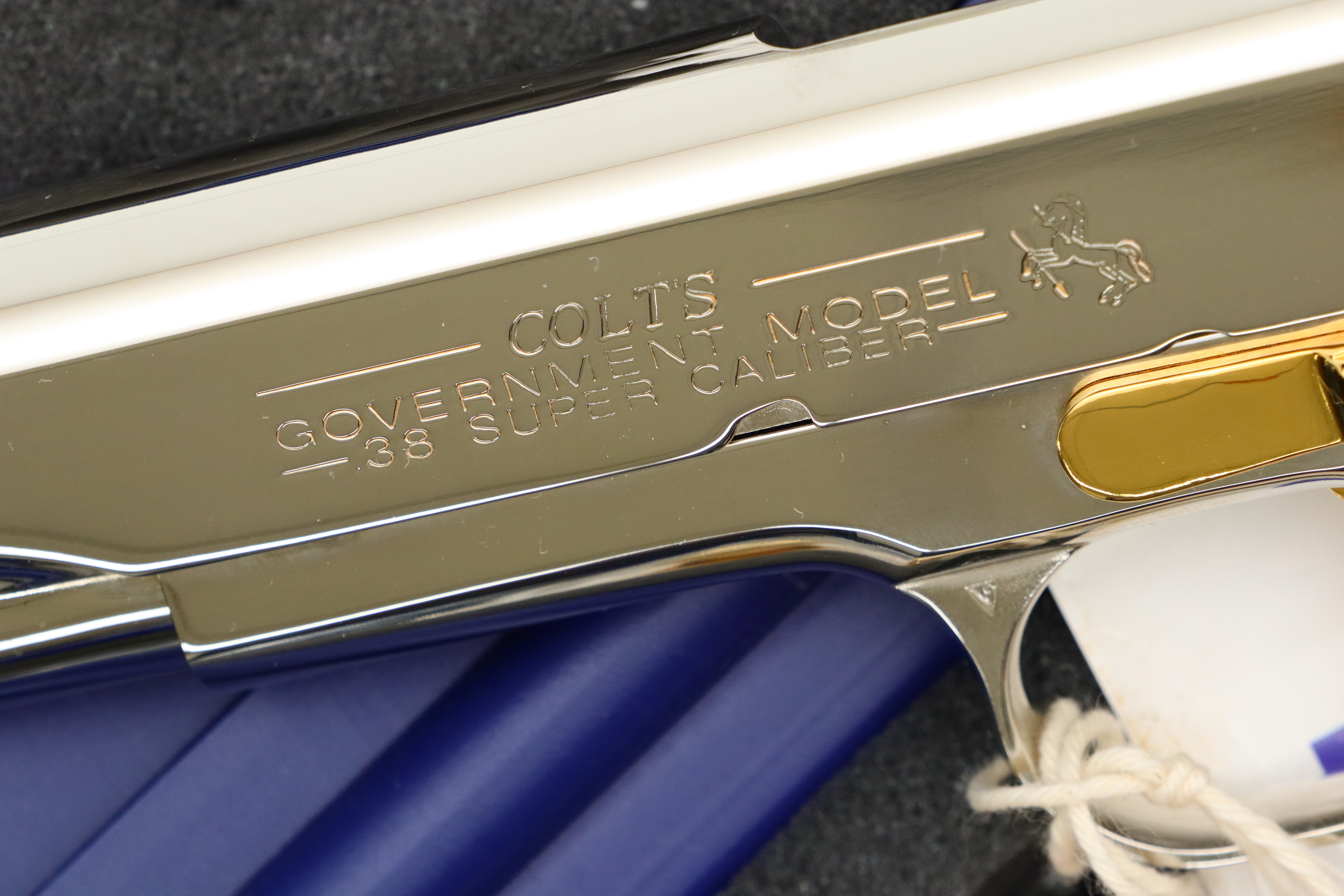 Colt, Government Model Pistol, GOLD, .38 Super, 2930970, FB01427 - Image 3