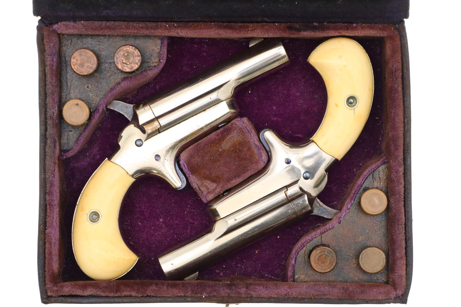 Colt Third Model Derringer Pair, .41 Caliber, 38450E, 38454E, O-124