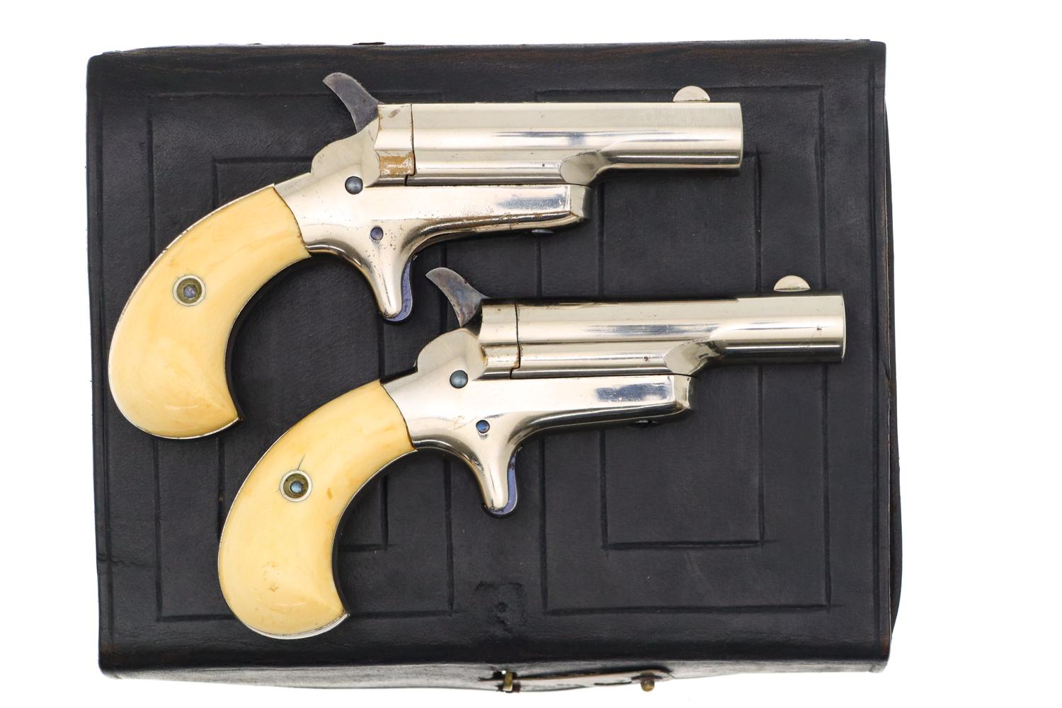 Colt Third Model Derringer Pair, .41 Caliber, 38450E, 38454E, O-124 - Image 2