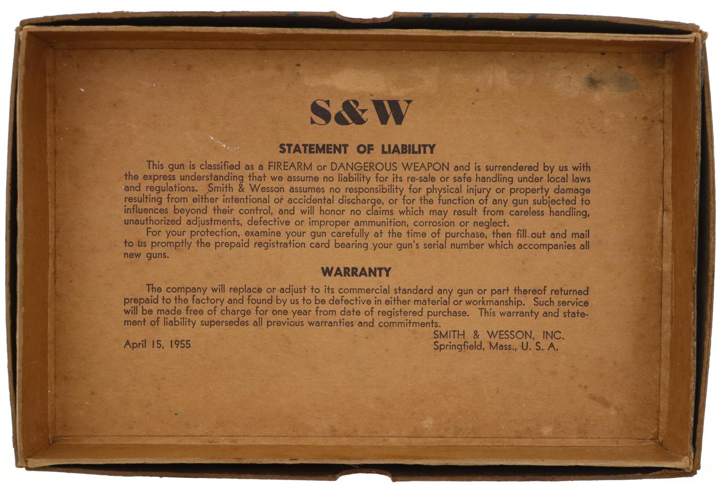 Exceptional S&W M39 Pistol, Super Early, Boxed, 6844, FB01603 - Image 6