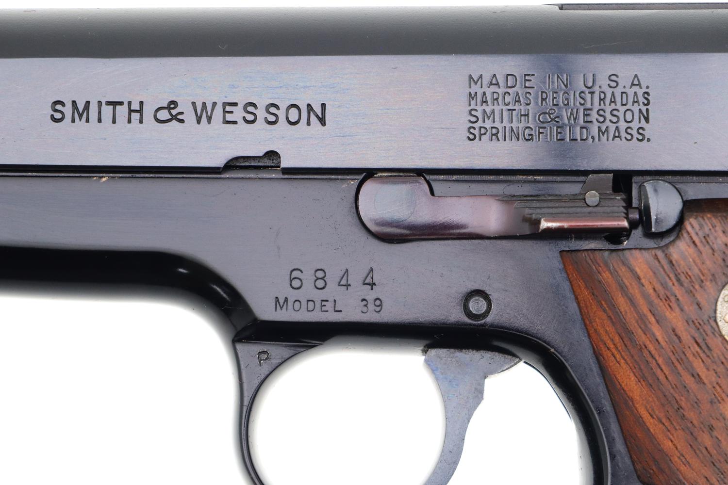 Exceptional S&W M39 Pistol, Super Early, Boxed, 6844, FB01603 - Image 8