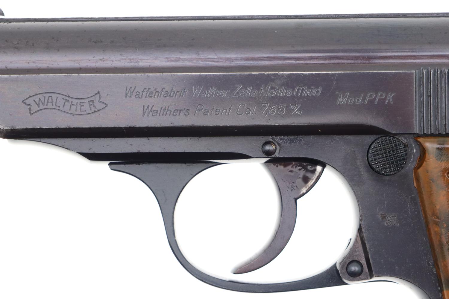Walther PPK Pistol, Eagle/C, War Trophy (Capture Papers), 325476K, FB01474 - Image 9