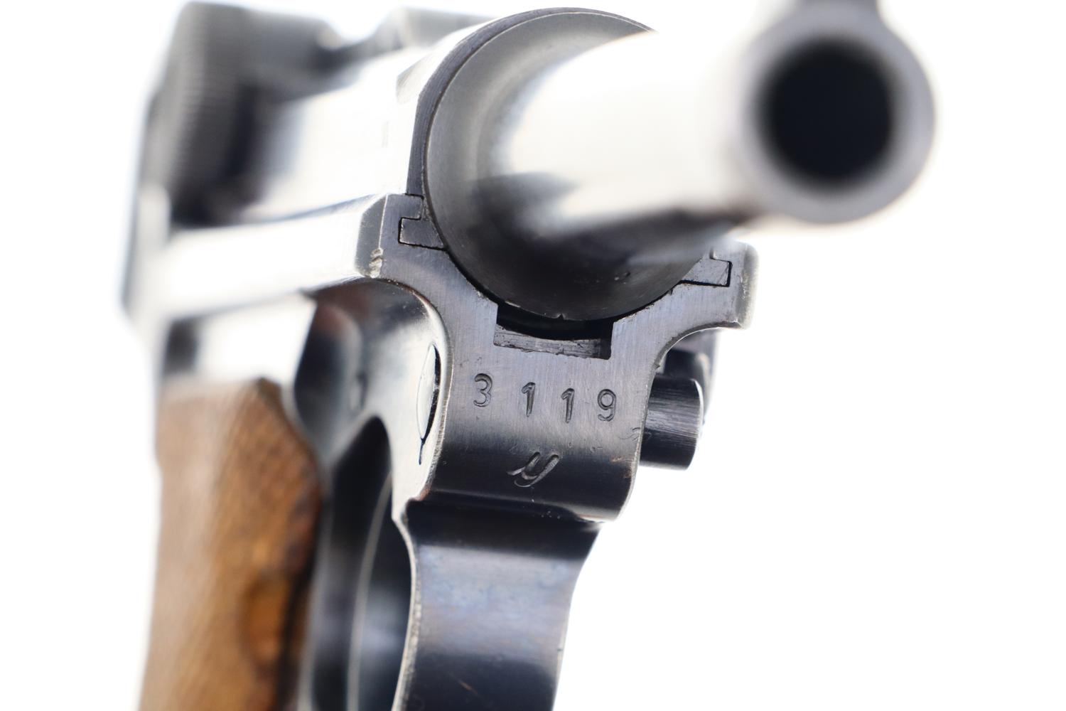 Mauser German Luger Rig, 1942, Police Eagle L, Matching Mags, FB01404 - Image 15