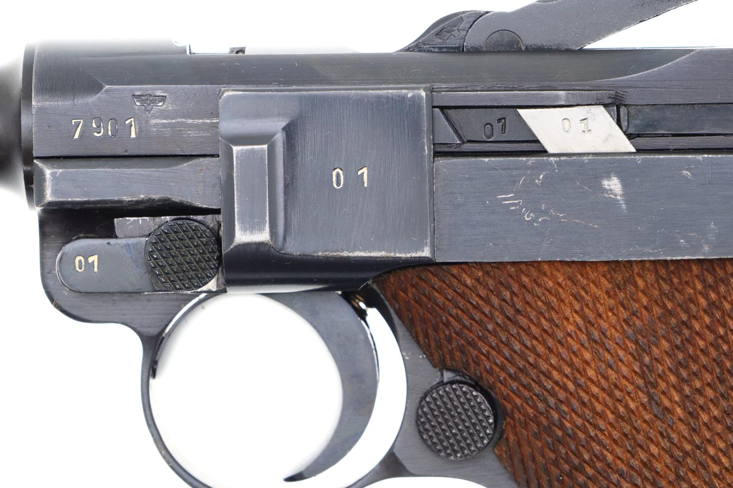 Mauser P08 Luger, Police Eagle L, 1942, 7901Y, FB01403 - Image 12