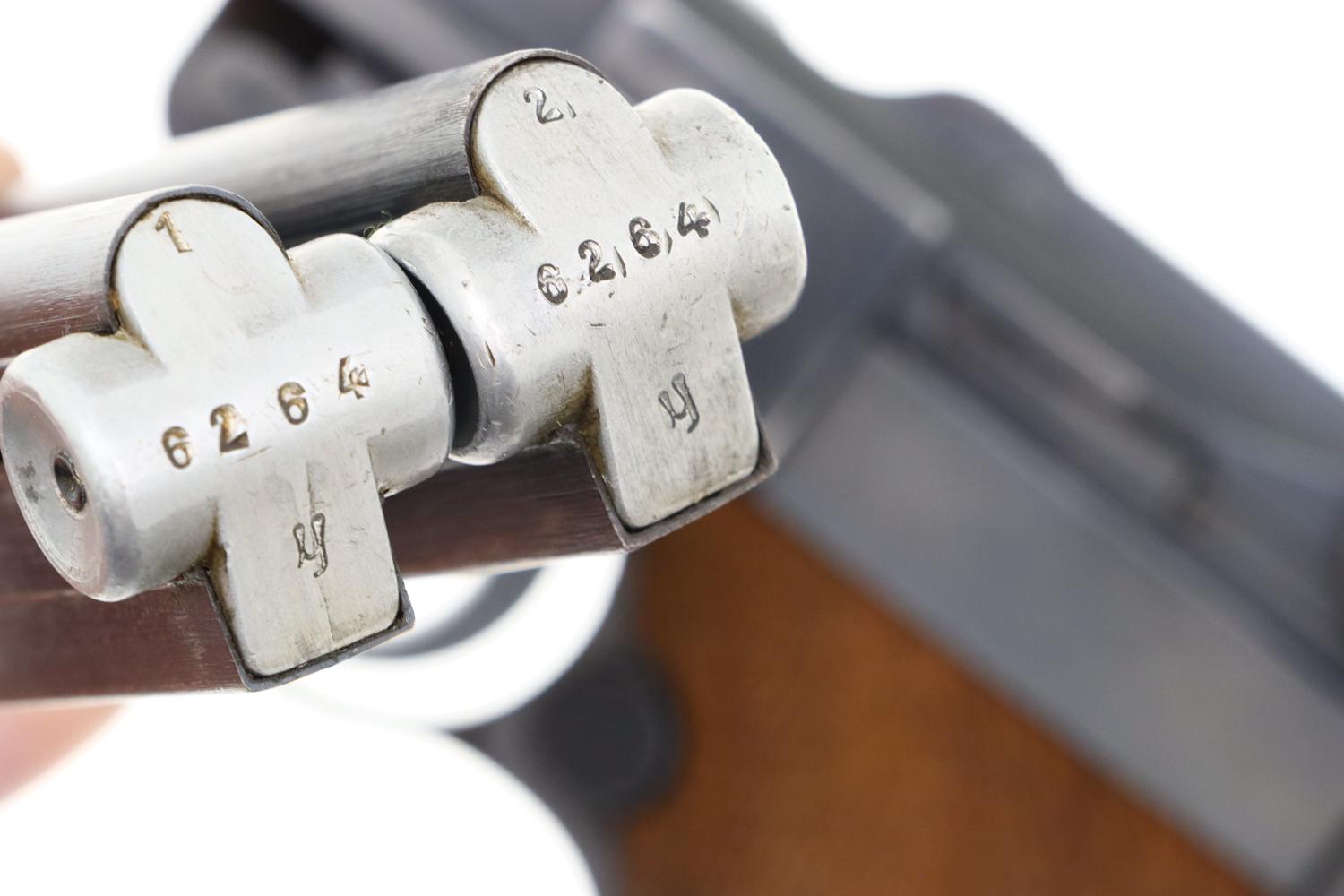 Mauser German Luger Rig, 1942, Police Eagle L, Matching Mags, FB01406 - Image 15