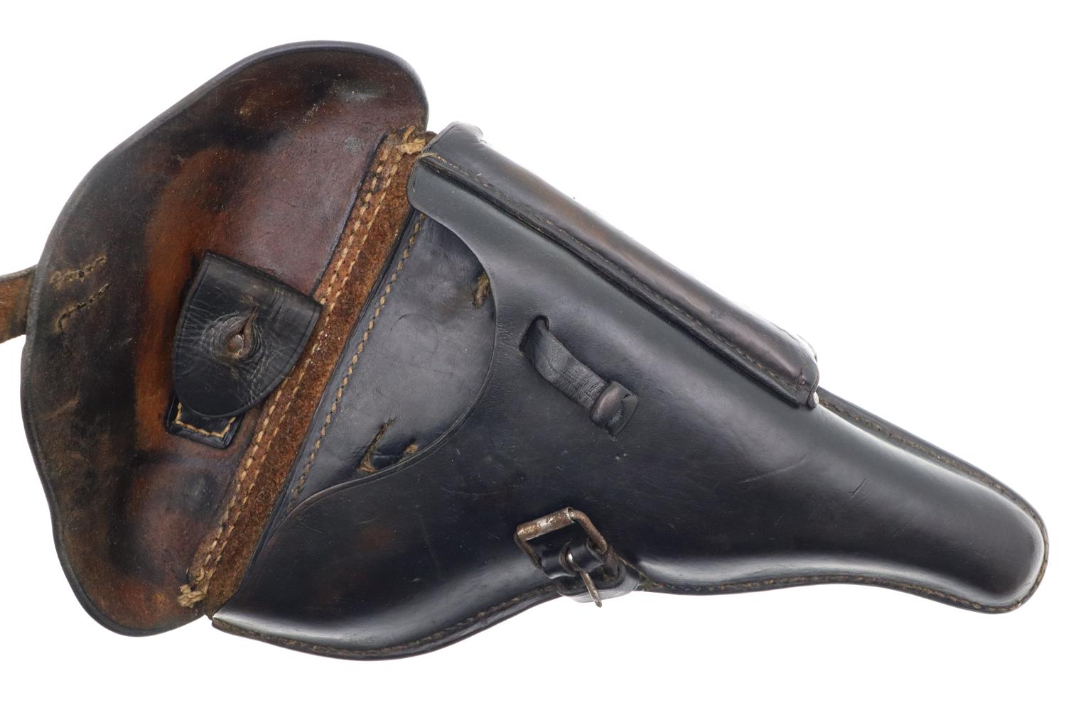 Mauser German Luger Rig, 1942, Police Eagle L, Matching Mags, FB01406 - Image 18