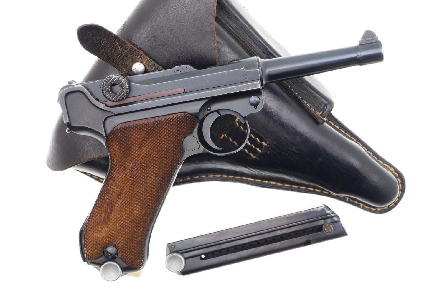 Mauser German Luger Rig, 1939, Police Eagle C, Matching Mags, FB01405 - Image 2