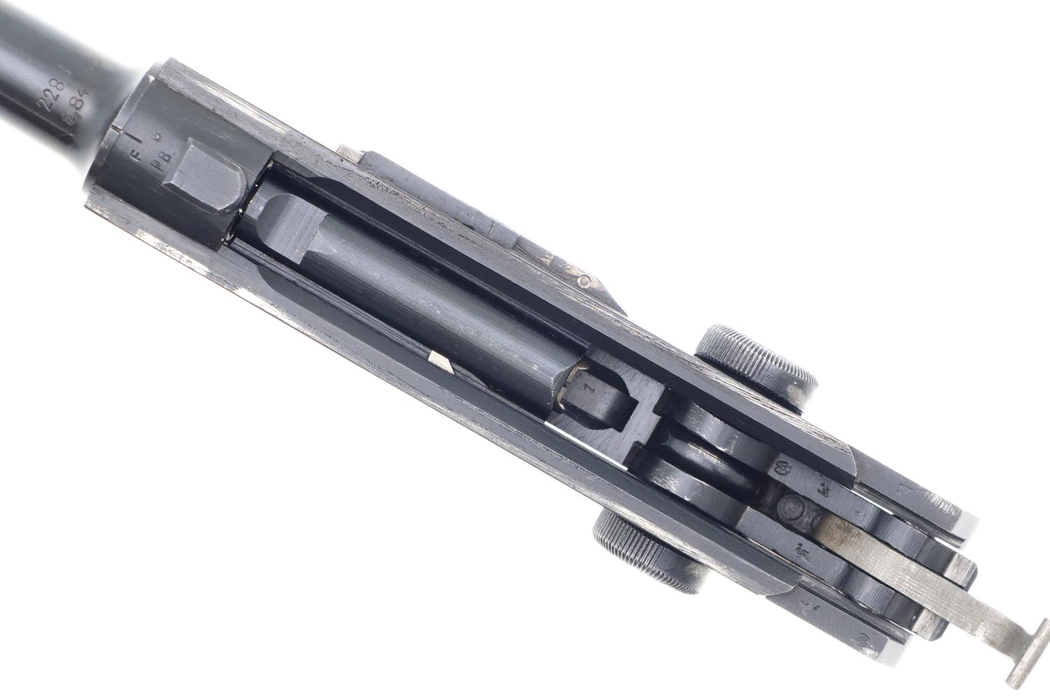 Mauser German Luger Rig, 1939, Police Eagle C, Matching Mags, FB01405 - Image 14