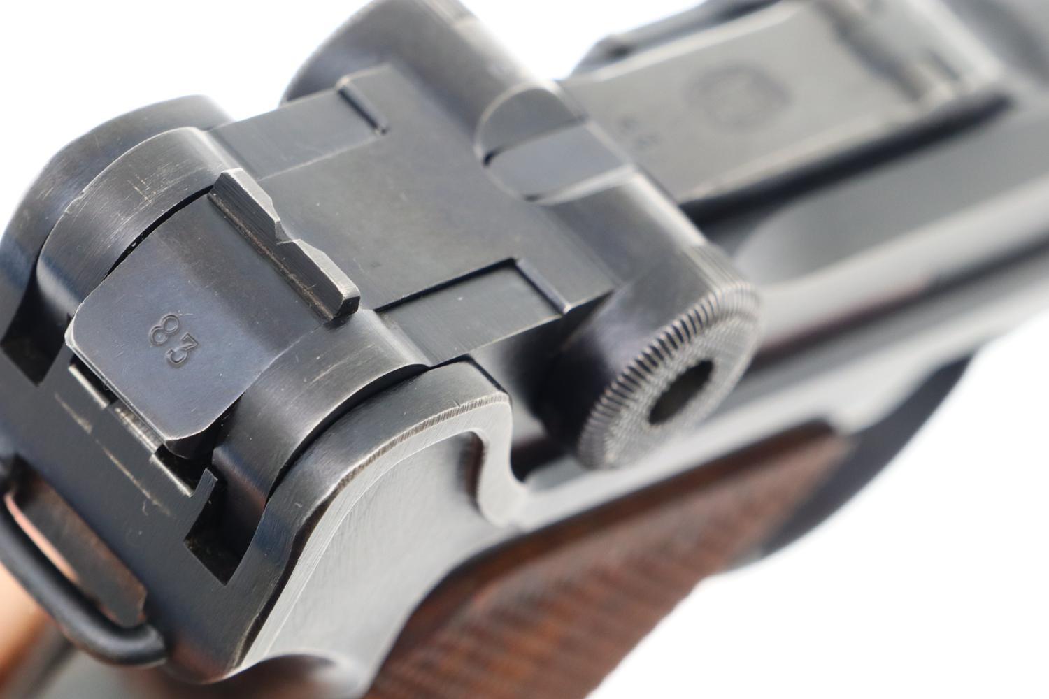 Mauser German Luger Rig, 1939, Police Eagle C, Matching Mags, FB01405 - Image 17