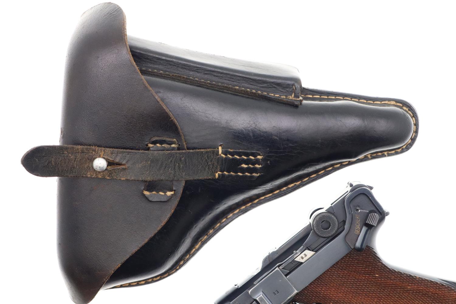 Mauser German Luger Rig, 1939, Police Eagle C, Matching Mags, FB01405 - Image 20