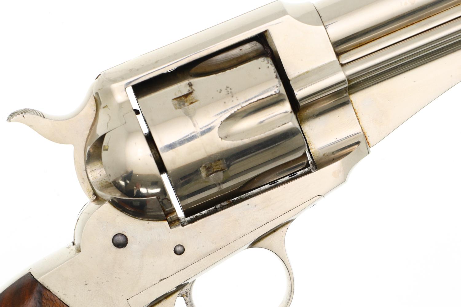 REMINGTON MODEL 1875 3rd MODEL メガHW SPG Remington Model 1875 Revolver, Nickeled, .44-40, SN 343, O