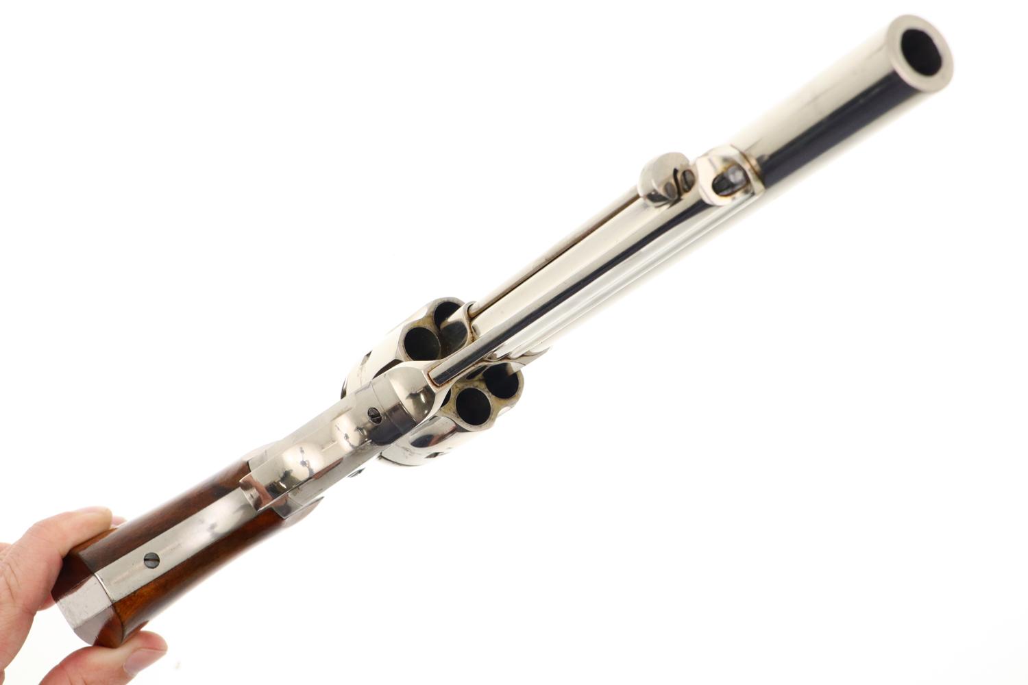 Remington Model 1875 Revolver, Nickeled, .44-40, SN 343, O-134 - Image 9