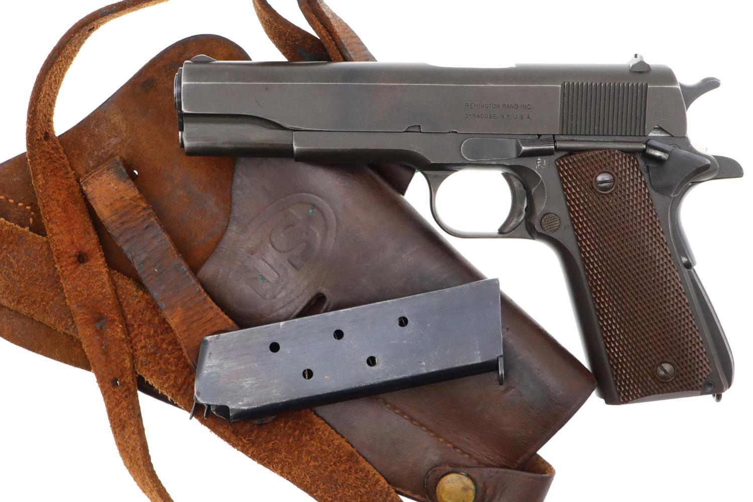 Remington Rand Pistol, M1911A1, 1943, Shoulder Holster, 1421667, FB01418