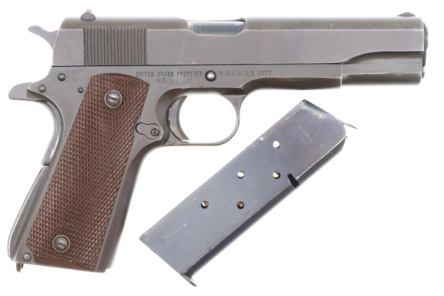 Remington Rand Pistol, M1911A1, 1943, Shoulder Holster, 1421667, FB01418 - Image 6