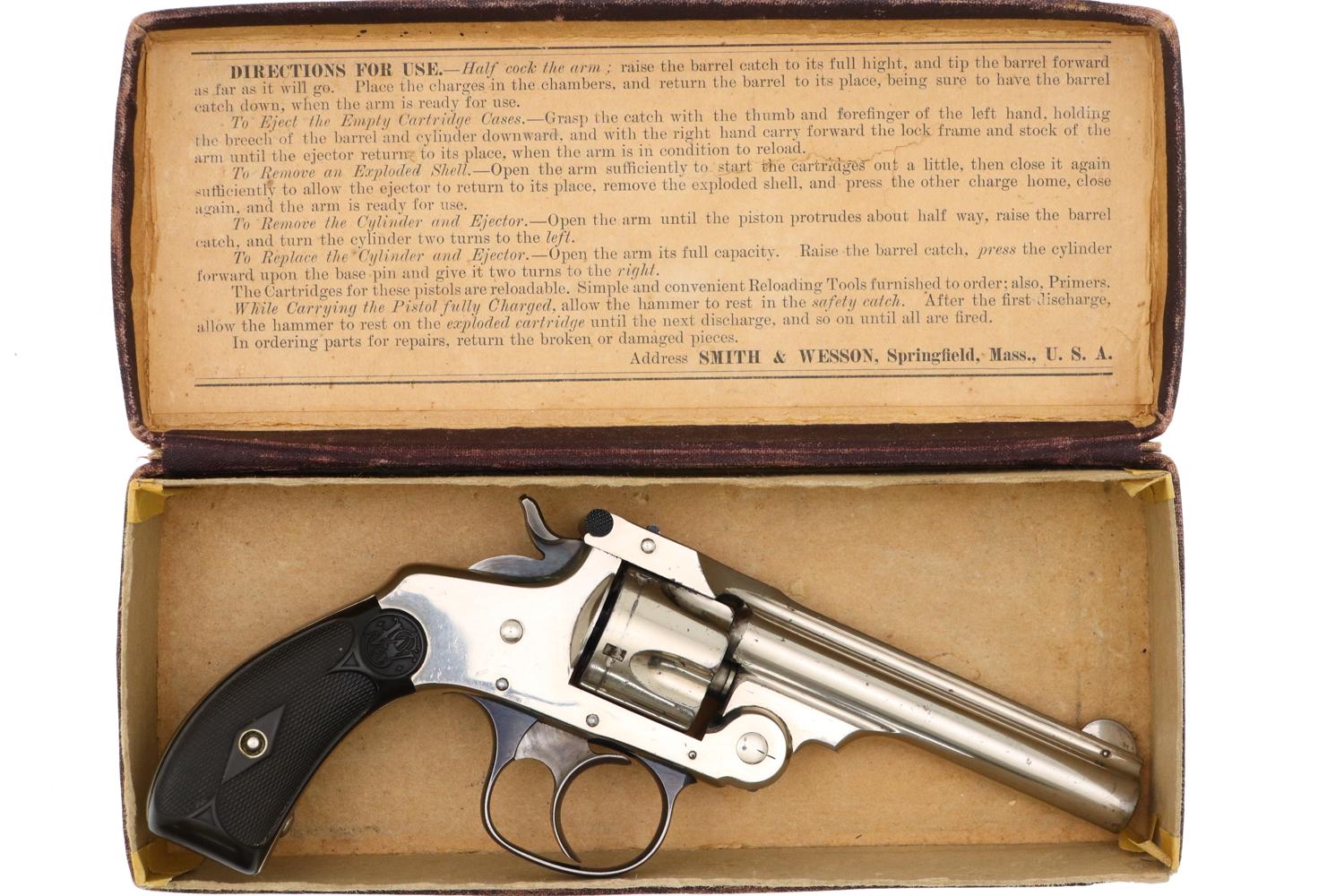 ウルゥル＆サラァナ SP S&W, Double Action 32 Revolver, 4th Model, Nickel, 80676