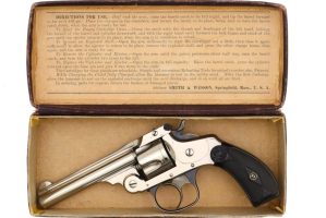 S&W, Double Action 32 Revolver, 4th Model, Nickel, 80676, FB01391