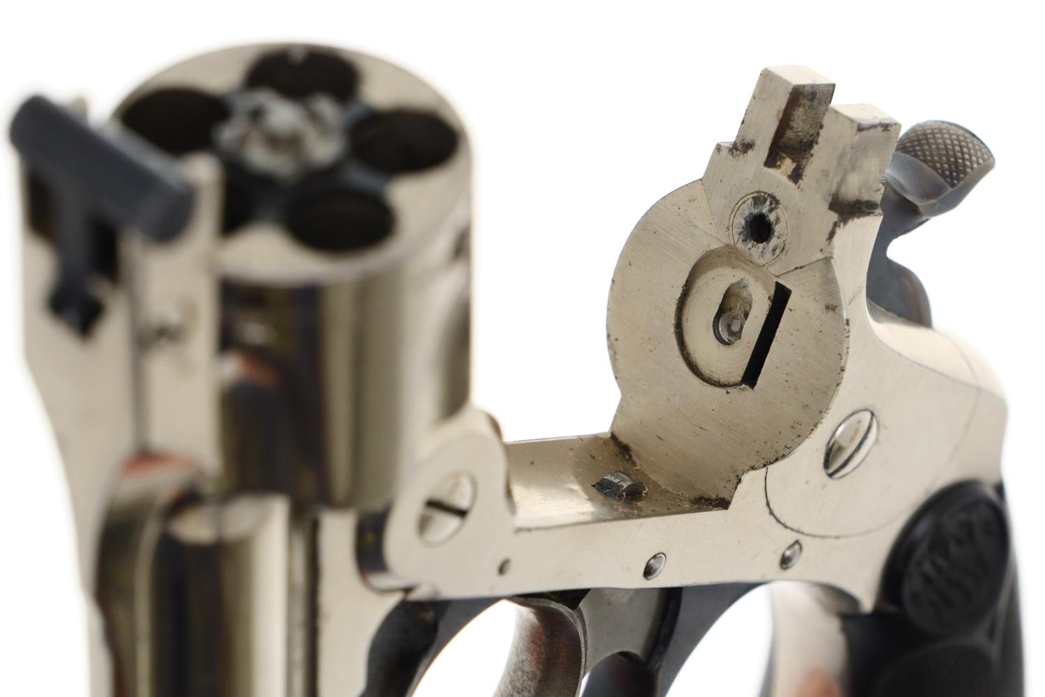 S&W, Double Action 32 Revolver, 4th Model, Nickel, 80676 S&W, Double Action 32 Revolver, 4th Model, Nickel, 80676